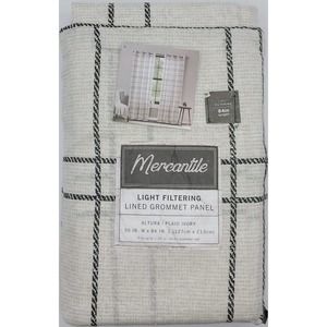 Mercantile Hawthorne 84-Inch Grommet Light Filtering Lined Window Curtain Panel